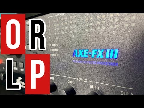 AXE-FX III - TEST EN LIVE