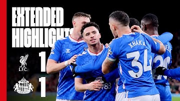 Extended Premier League Highlights | Liverpool FC 1 - 1 Sunderland AFC