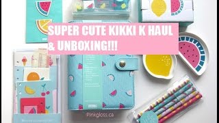 Kikki K Haul 2016 Cute Collection Unboxing!!! screenshot 4