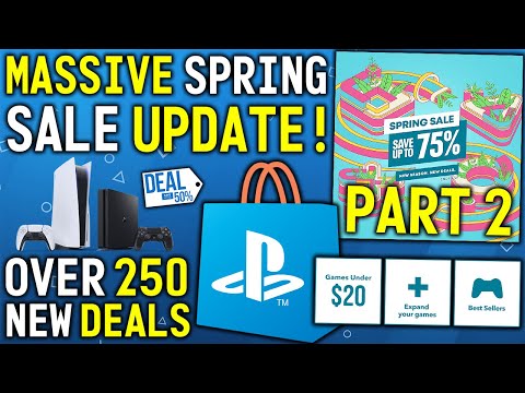 AWESOME PSN SPRING SALE UPDATE LIVE NOW! 250+ NEW PS4/PS5 Deals on Sale (NEW PSN GAME DEALS 2022)