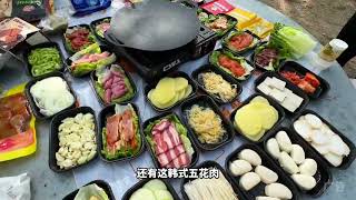 大同户外露营，原来如此简单，带上户外烤肉套餐，太方便了