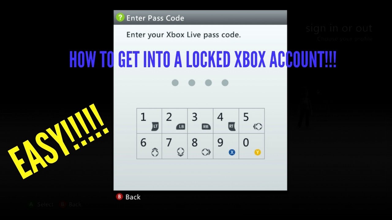 How To Get Into Any Locked Xbox 360 Account Still Working April 2020 Youtube