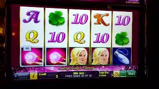 Casino Slots Lucky Lady Charm 18 Euro Win With 5 Cent Bet 30 Free Games