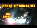 Bodycam DUI Arrest - 25-Year-Old Woman is Drunk Beyond Belief
