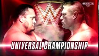 Brock Lesnar vs Samoa Joe Promo WWE Great Balls of Fire 2017