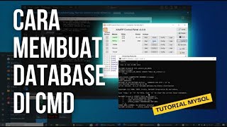 Membuat Database MySQL dari CMD dengan CEPAT