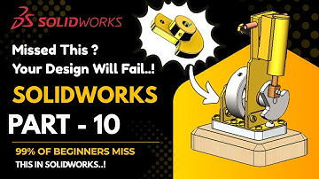 Beam Engine Final Assembly | SolidWorks Part 10 Tutorial