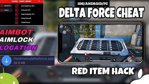DELTA FORCE MOD MENU | DELTA FORCE MOBILE AIMBOT | GLOBAL & GARENA HACK ESP WALLHACK FREE VIP CRACK