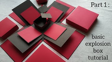 explosion box for beginners| how to make explosion box | easy diy explosion box