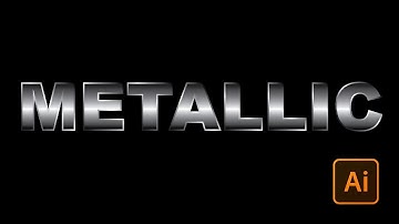 How to create metallic effect in Adobe Illustrator