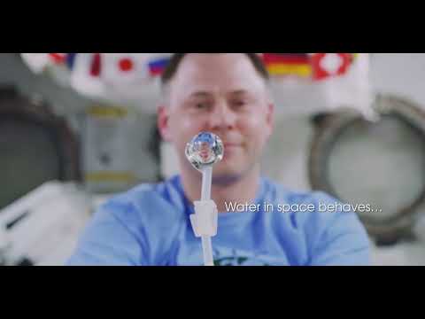 Moving Water in Space - 8K Ultra HD