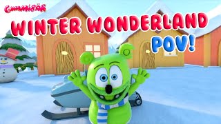 Gummy Bear Winter Wonderland Pov * Skiing Pov * Ice Skating Pov * Bobsled Pov * Snowmobile Pov