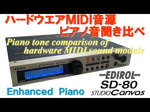 Roland Edirol Studio Canvas SD-80DTM音源