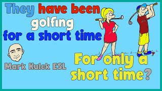 For A Short Time (people & actions) | English speaking practice - Mark Kulek ESL