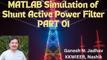 MATLAB Simulation of Shunt Active Power Filter PART 01 #powerelectronics #matlabsimulation