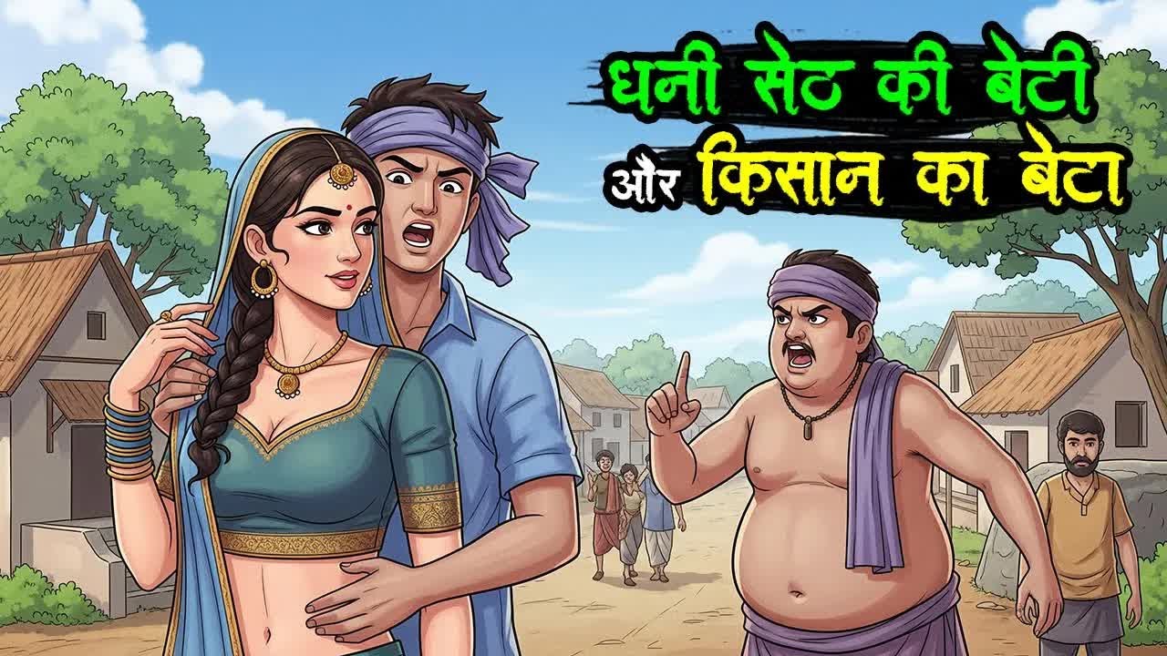 KTV722 धनी सेठ की बेटी किसान का बेटा, Man Ko Chhu Lene Wali 3 Kahaniya, New Hindi Story.