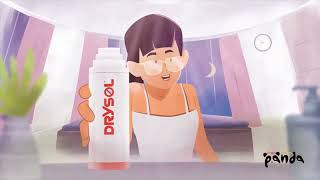 Drysol Antiperspirant - 2.5D Cartoon Product Animated Video