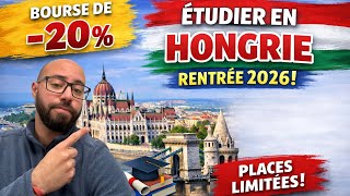 Étudier en Hongrie 🇭🇺 | Rentrée 2026 – Bourse de moins 20% (Places limitées)