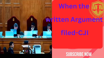 When written Arguments filed??-cji art-370