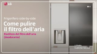 Frigoriferi Lg Come Pulire Il Filtro Dellaria Modello Side By Side