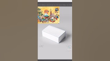 Thumbnail of Simple Box Mockup Placing design on plain box Vanishing Point in Photoshop Shorts