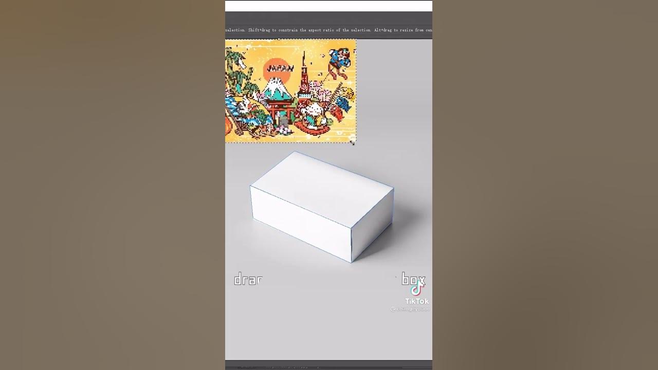 Simple Box Mockup Placing design on plain box Vanishing Point in Photoshop Shorts Simple Box Mockup Placing design on plain box Vanishing Point in Photoshop Shorts