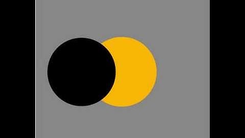 Simulation of a solar eclipse in Python tkinter canvas