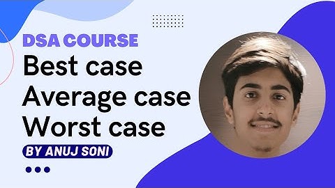 04- Best | Average | Worst Case of algorithms | DSA course | by Anuj Soni | Notes in Description 👇