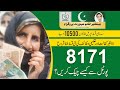 Benazir Income Support Program || 8171 Ehsaas Program || BISP || 8171 Web Portal