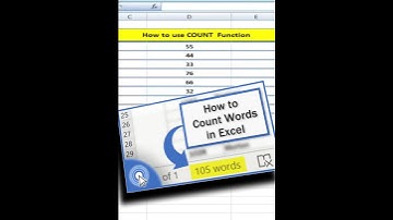 How to Count words in excel ll #excel #shorts