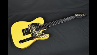 Description for Telecaster HH Yellow Black Alnico 5 Hot Rails 4-Way Coil Split Stainless Steel Frets