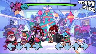 FNF:ANIMANIA (EGGNOG ERECT Remix Gameplay)