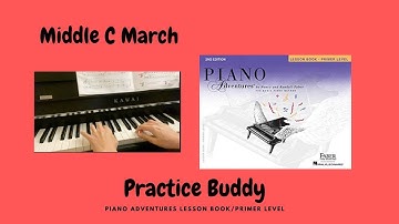 Middle C March Tutorial Piano Adventure Lesson Book Primer