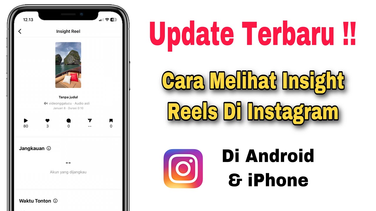 Reel Insight Cara Melihat Insight Reels Instagram - YouTube