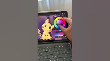Color Wheel Trick in Procreate - Save before attempting. 😱