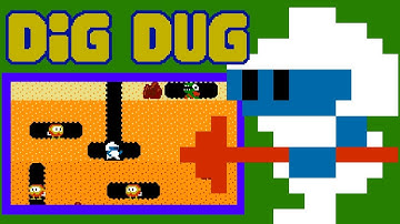 Dig Dug (Famicom, 1985) — 1P 59-Round Session · Game Over on Loop 4 🕳️🪨⛏️