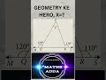 Geometry Challenge – Find Angle X!