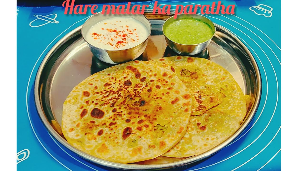 हरा मटर का पराठा हेल्दी एंड टेस्टी पराठा बनाएं आसान तरीके से@Kajal Rasoi Ghar