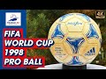 Tricolore FIFA World Cup 1998 Official Match Ball Pro - Made in Morocco - Adidas review &amp; unboxing
