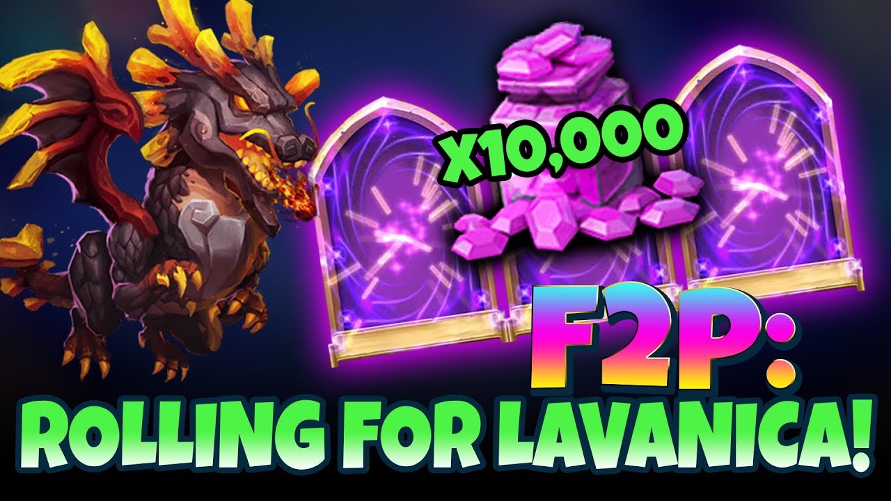 JT's F2P Spending All Gems Rolling for Lavanica Castle Clash