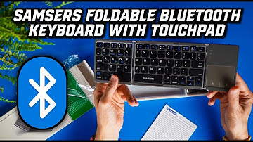 Unboxing Samsers Foldable Bluetooth Keyboard With Touchpad
