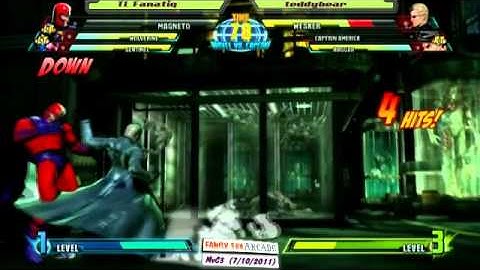 FFA MvC3 Tournament(7-10-11) m11 TL Fanatiq vs Teddybear