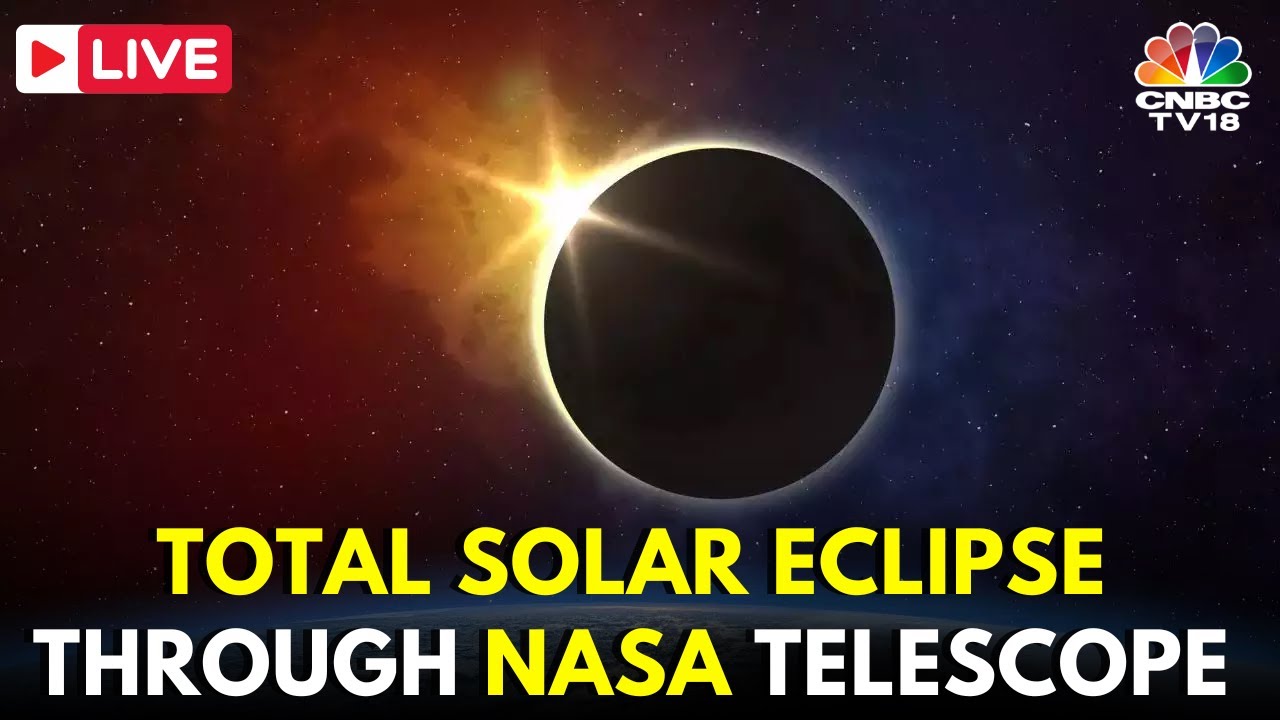 Solar Eclipse 2024 Livestream | NASA Telescope Solar Eclipse