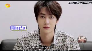 Wang Yibo cut drive Go-kart at DayDayUp 2020. 王一博