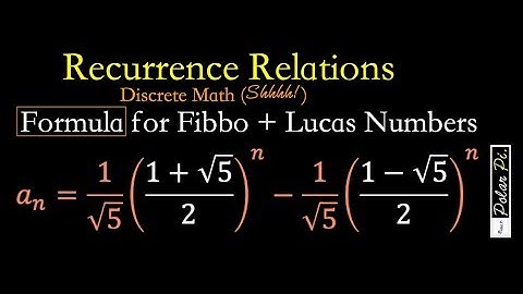 Explicit Formula for the Fibonacci & Lucas Numbers