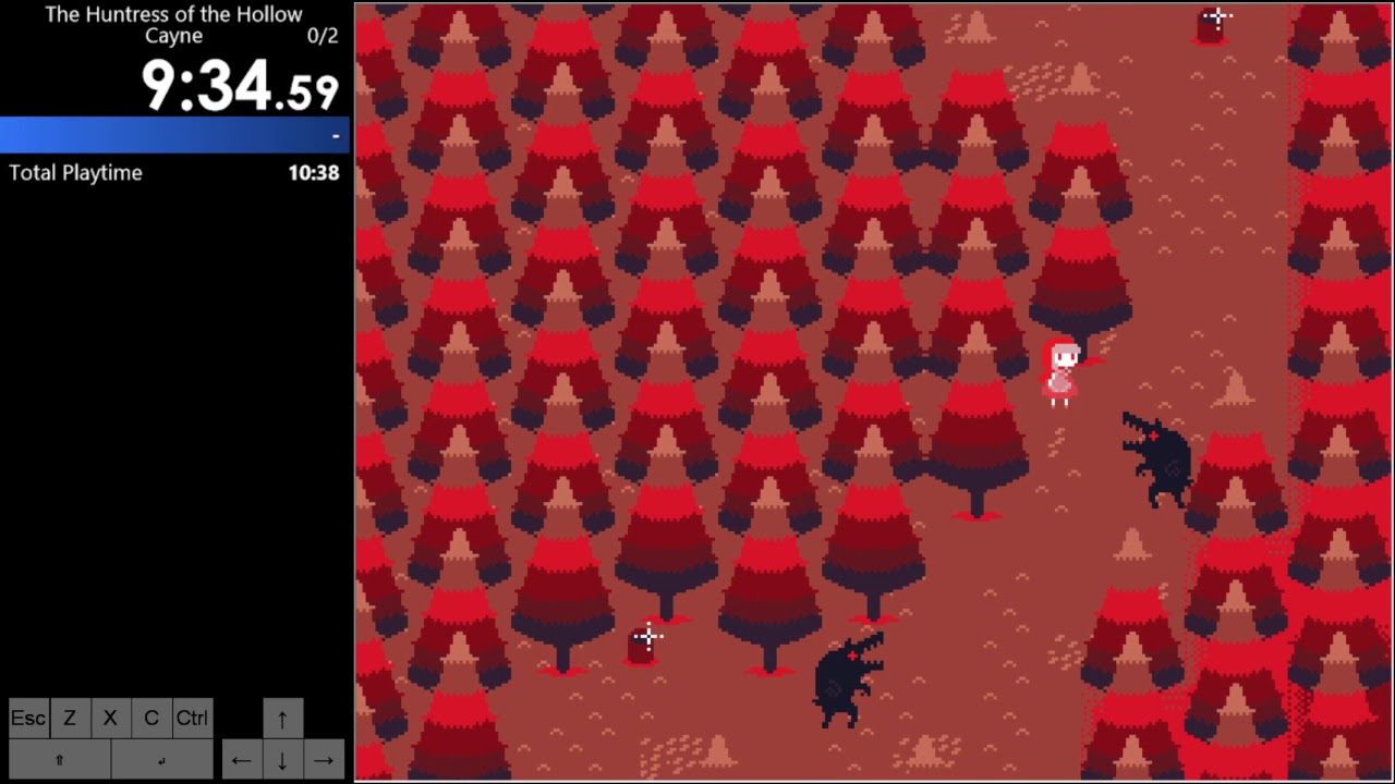 The Huntress of the Hollow Ending D: Cayne Speedrun [