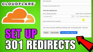 How To Setup 301 Redirects Using Page Rules In Cloudflare (2026) (Quick And Easy Guide)