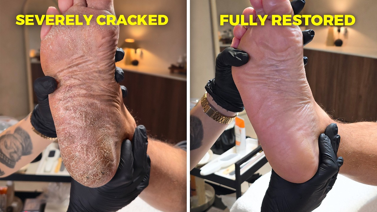 The Most Severely Cracked Heels I Have Ever Fixed