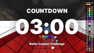 3 Minute Countdown Timer [Marbles on Roller Coaster]