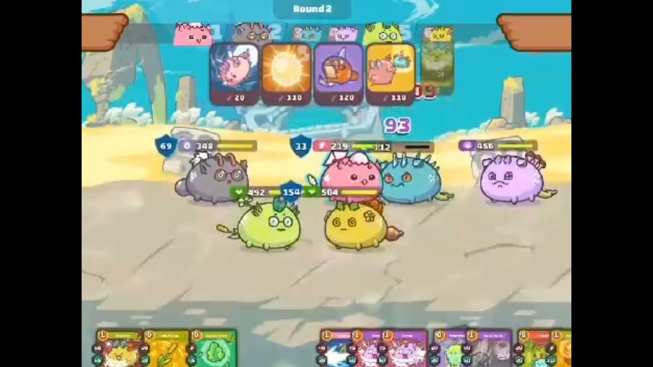 Axie PVP Game Plays [ Killer Plant and Death Mark vs. Poison ]